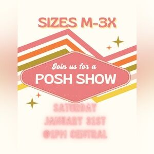 Join me for a Posh Show!